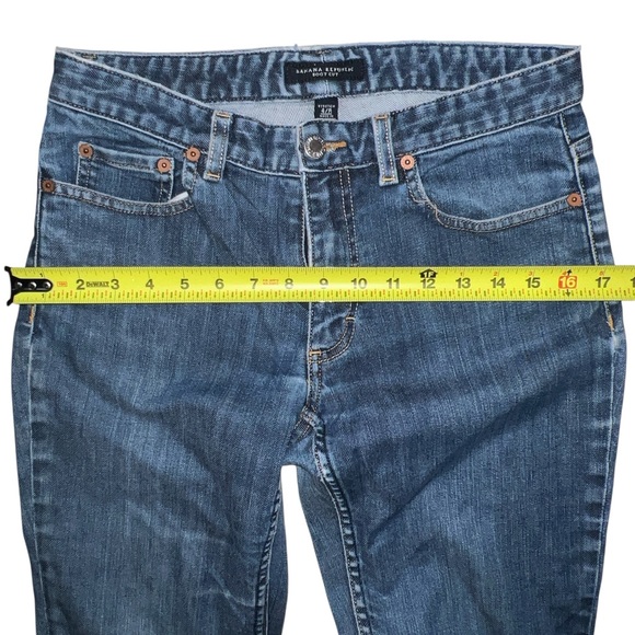 BANANA REPUBLIC| WOMENS Dark Stretch Denim Boot Cut Jeans 4R - Picture 9 of 9